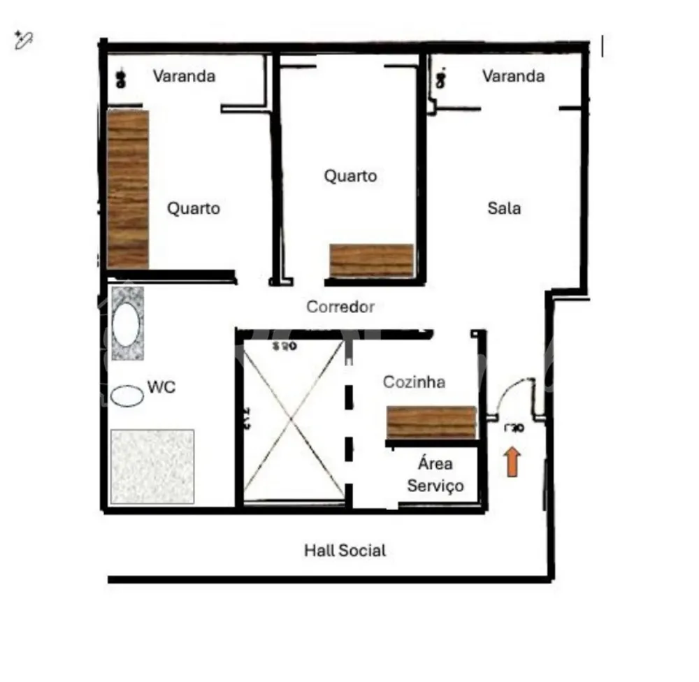 Apartamento, 2 quartos, 80 m² - Foto 5
