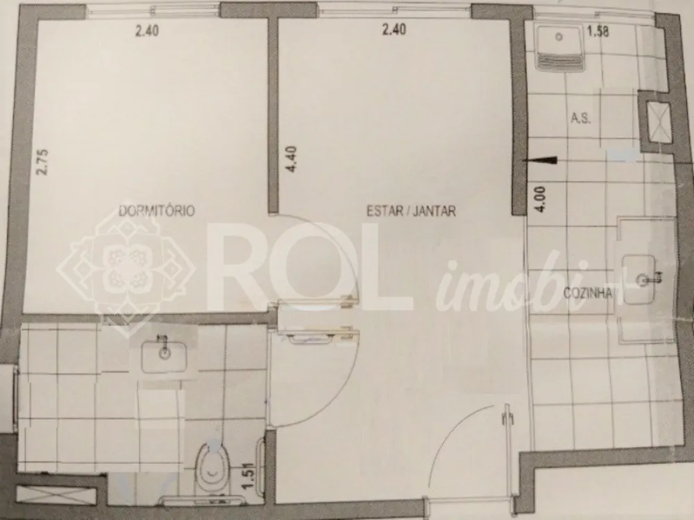 Apartamento, 1 quarto, 31 m² - Foto 3