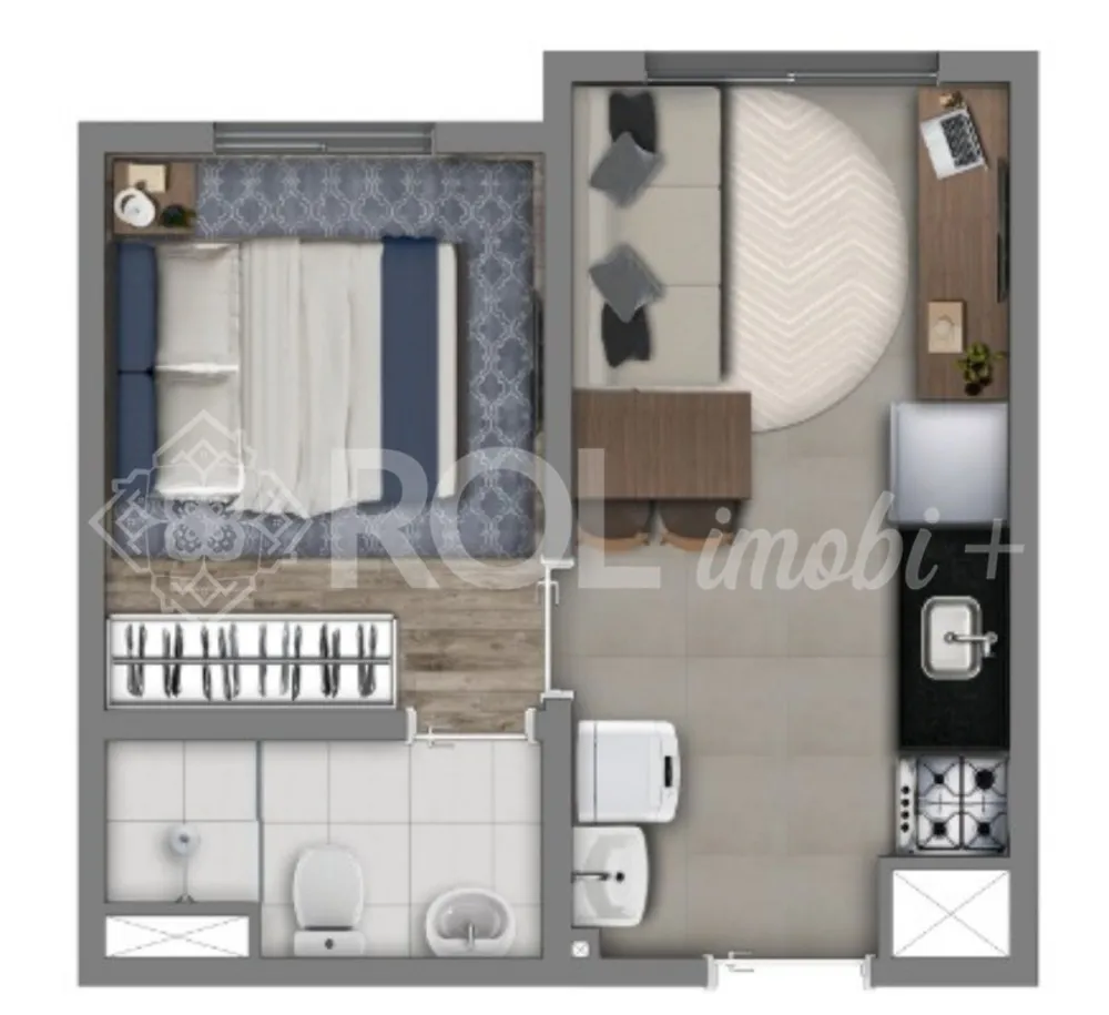 Apartamento, 1 quarto, 24 m² - Foto 6