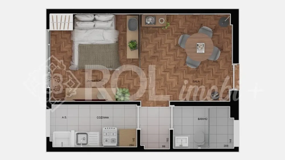 Apartamento, 1 quarto, 32 m² - Foto 3