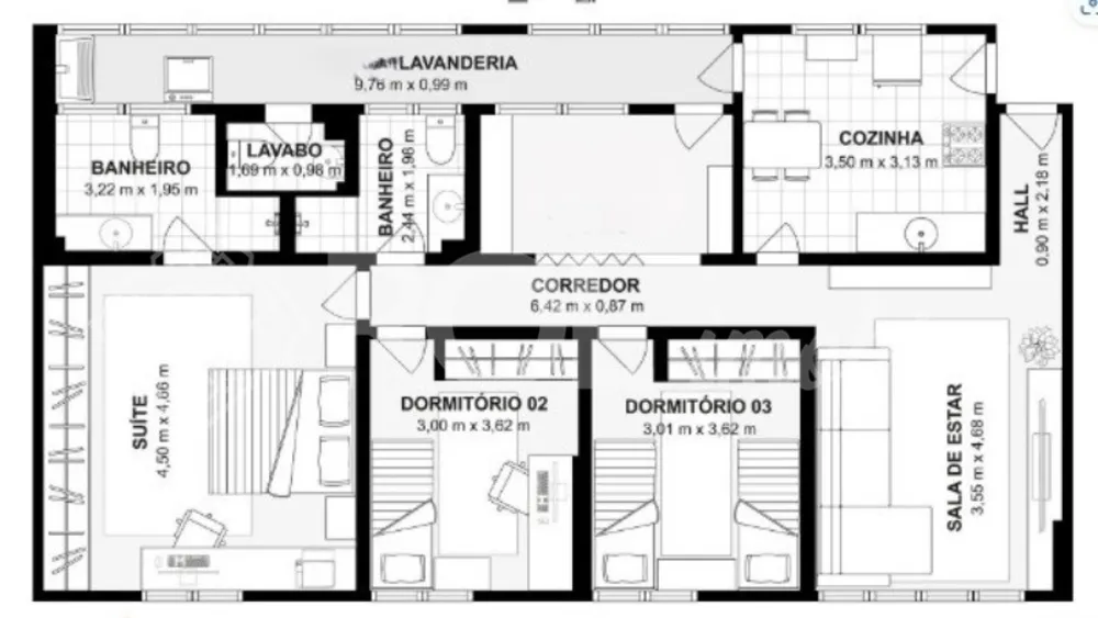 Apartamento, 4 quartos, 120 m² - Foto 13