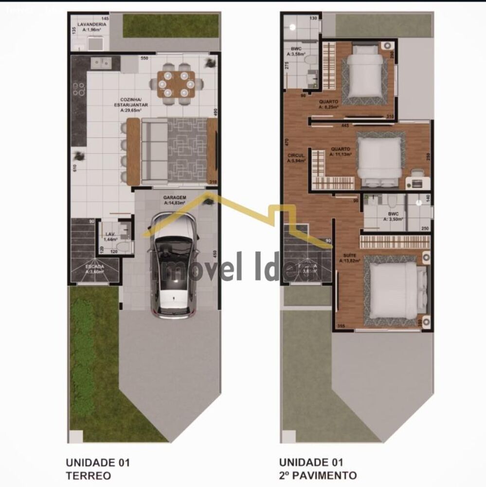Sobrado, 3 quartos, 115 m² - Foto 2