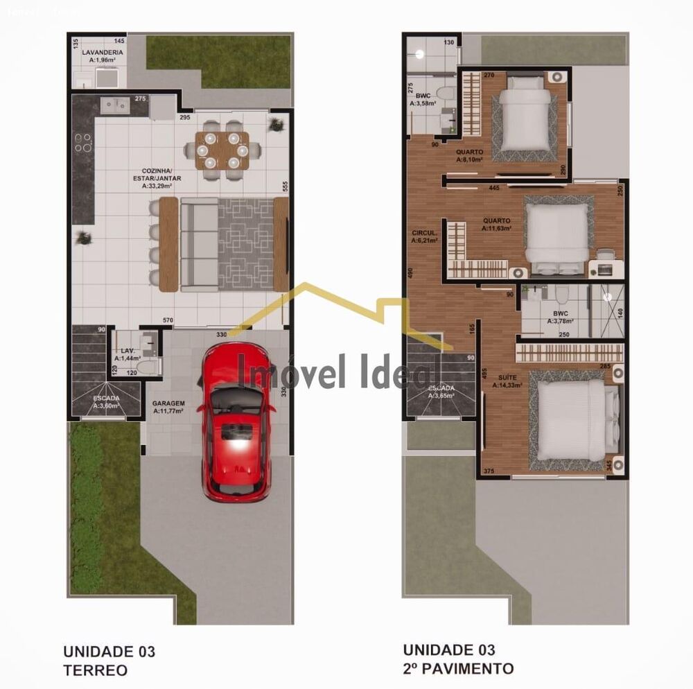 Sobrado, 3 quartos, 115 m² - Foto 1