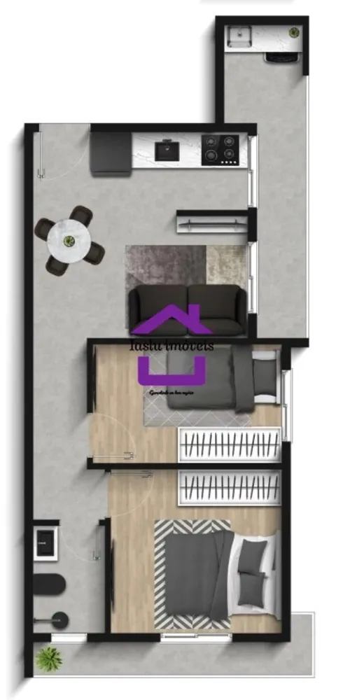 Apartamento, 2 quartos, 40 m² - Foto 7