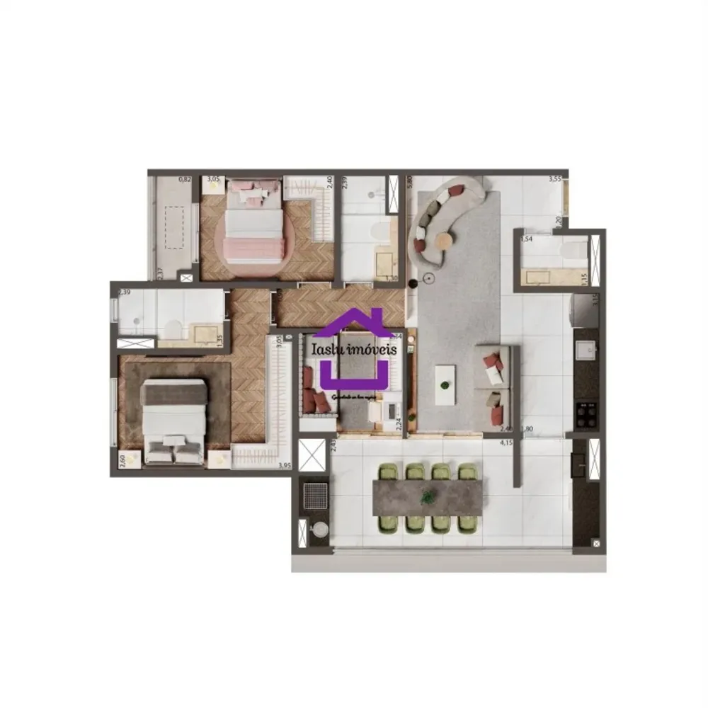 Apartamento, 2 quartos, 84 m² - Foto 5