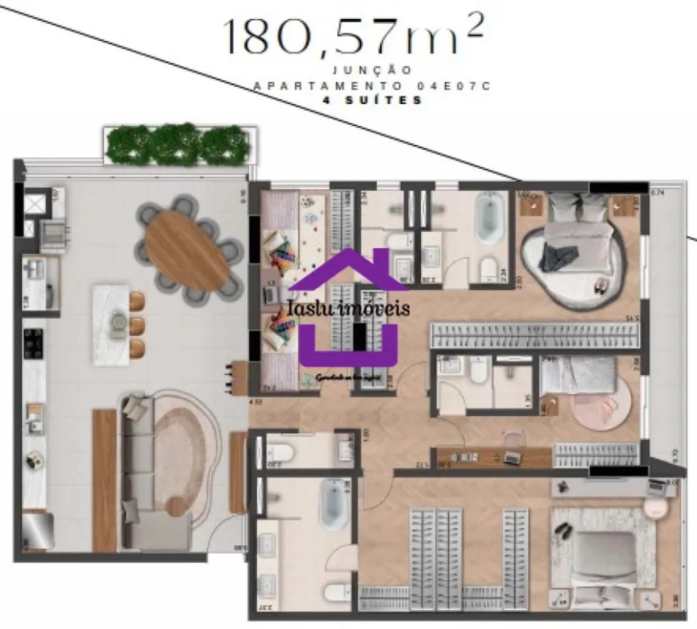 Apartamento, 3 quartos, 180 m² - Foto 6