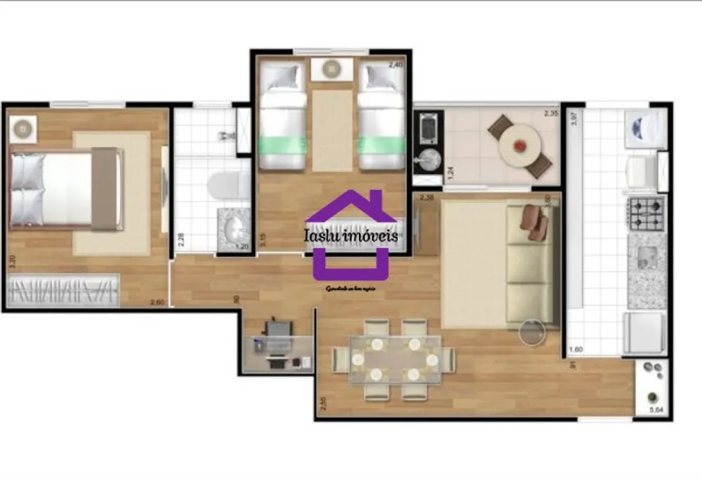 Apartamento, 2 quartos, 50 m² - Foto 8