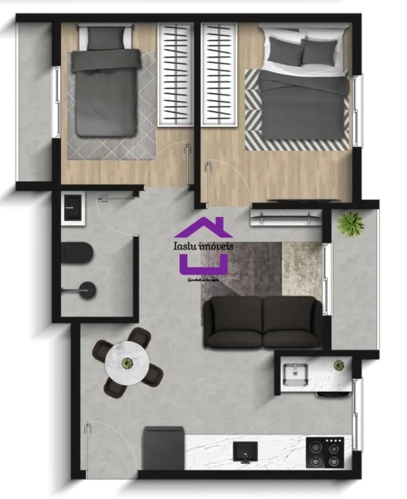 Apartamento, 3 quartos, 41 m² - Foto 5
