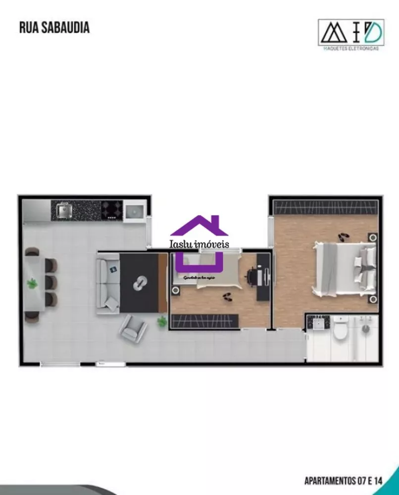 Apartamento, 2 quartos, 41 m² - Foto 4