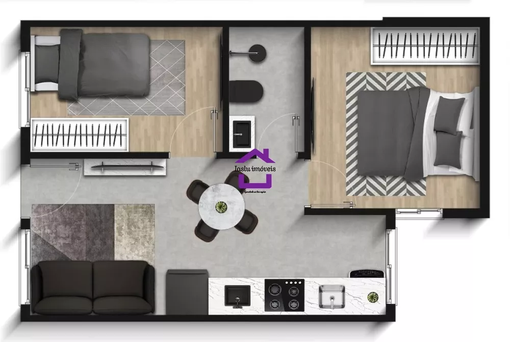 Apartamento, 2 quartos, 34 m² - Foto 8