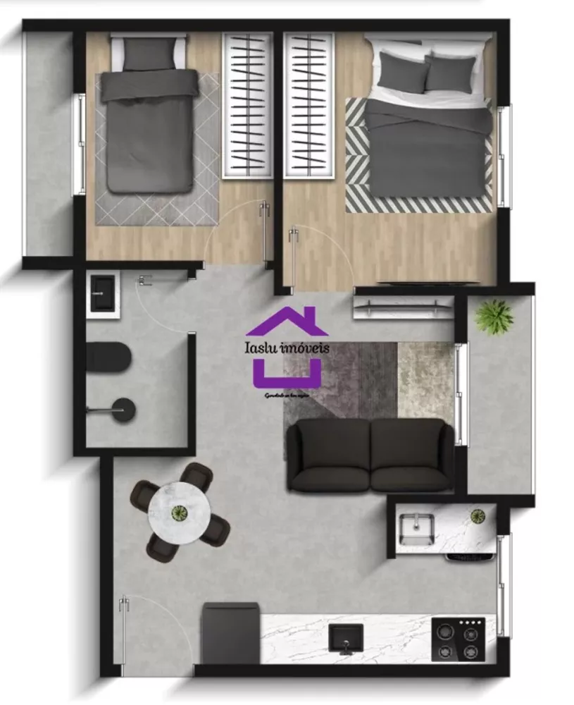 Apartamento, 2 quartos, 34 m² - Foto 5