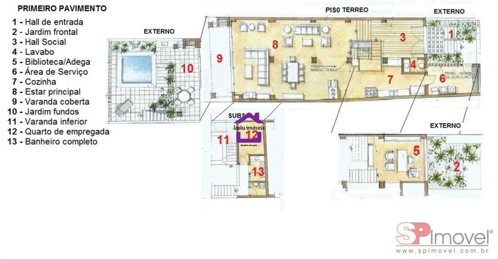 Sobrado, 3 quartos, 360 m² - Foto 2