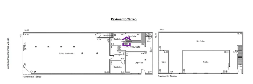 Prédio Inteiro, 950 m² - Foto 1