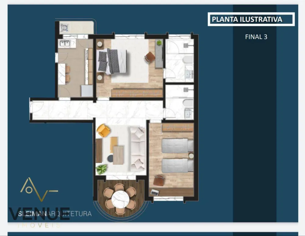 Apartamento, 2 quartos, 80 m² - Foto 7