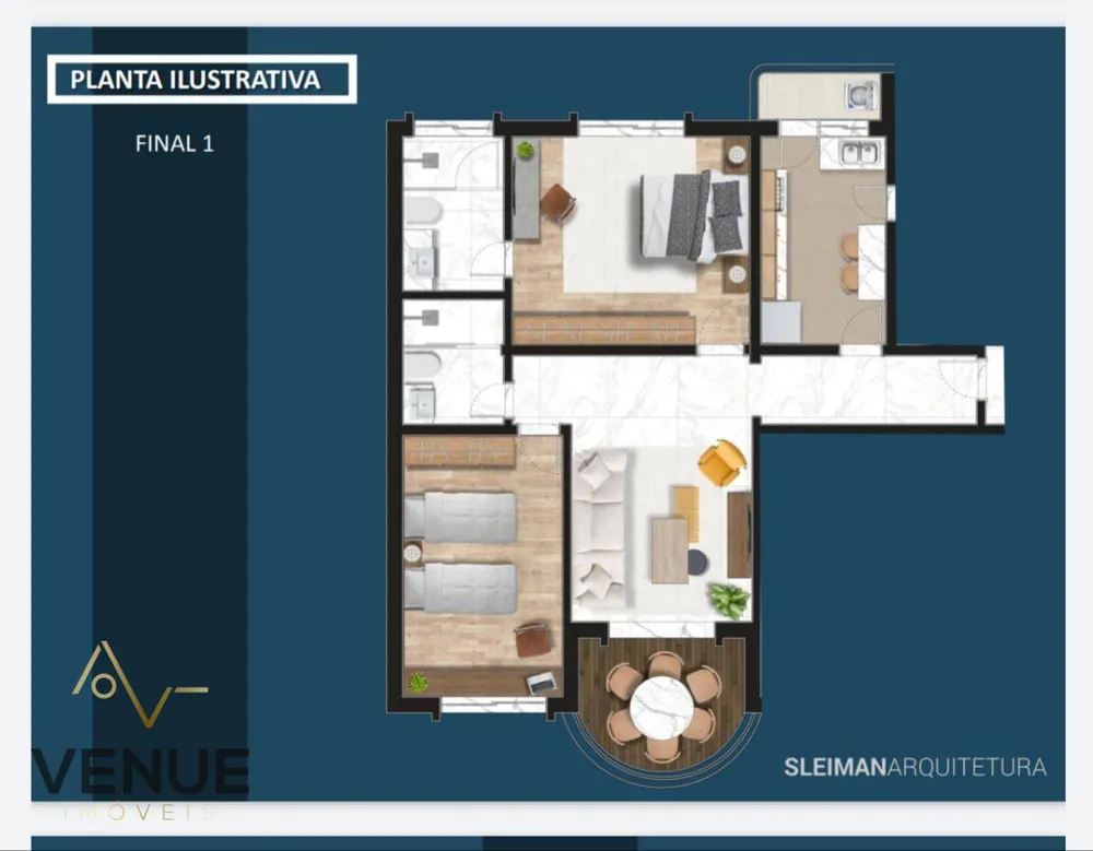 Apartamento, 2 quartos, 80 m² - Foto 8