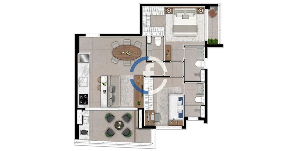 Casa, 2 quartos, 1951 m² - Foto 13