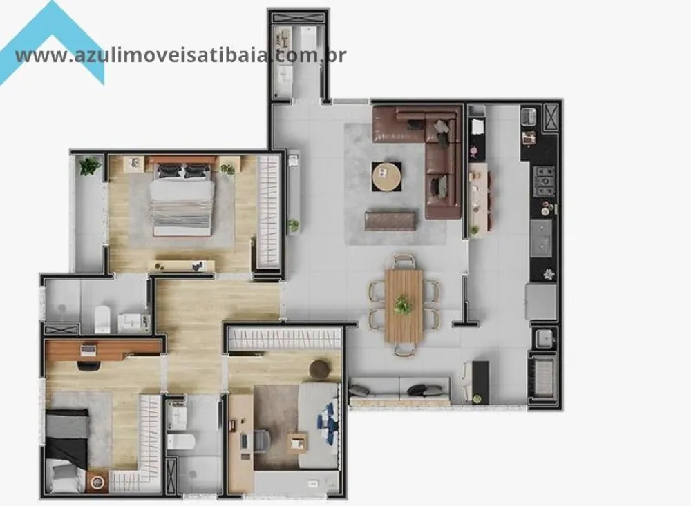 Apartamento, 3 quartos, 102 m² - Foto 9