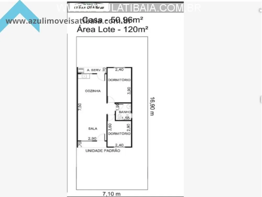 Casa, 2 quartos, 50 m² - Foto 8