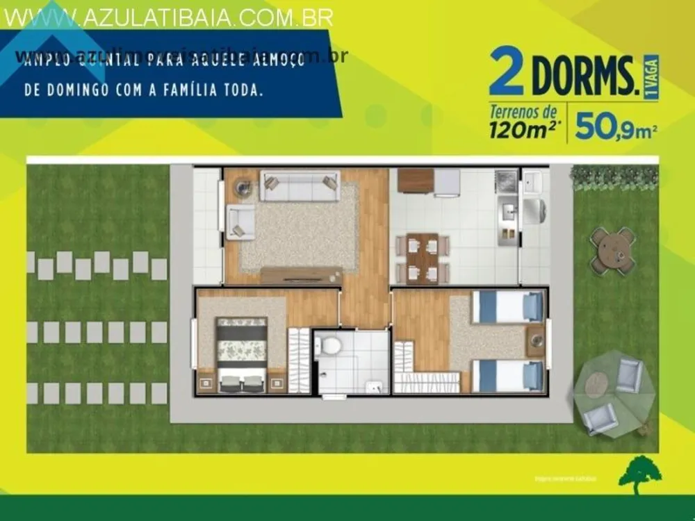 Casa, 2 quartos, 50 m² - Foto 9