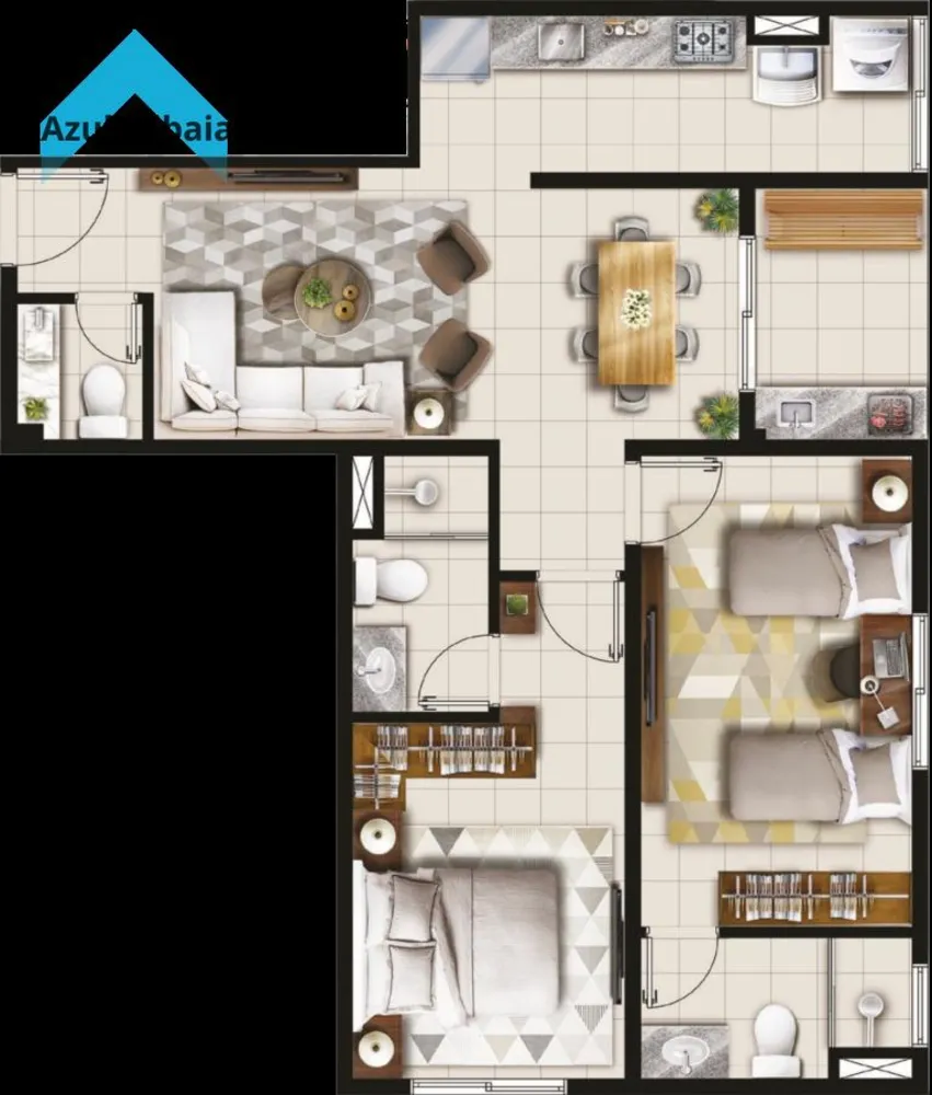 Apartamento, 2 quartos, 66 m² - Foto 4
