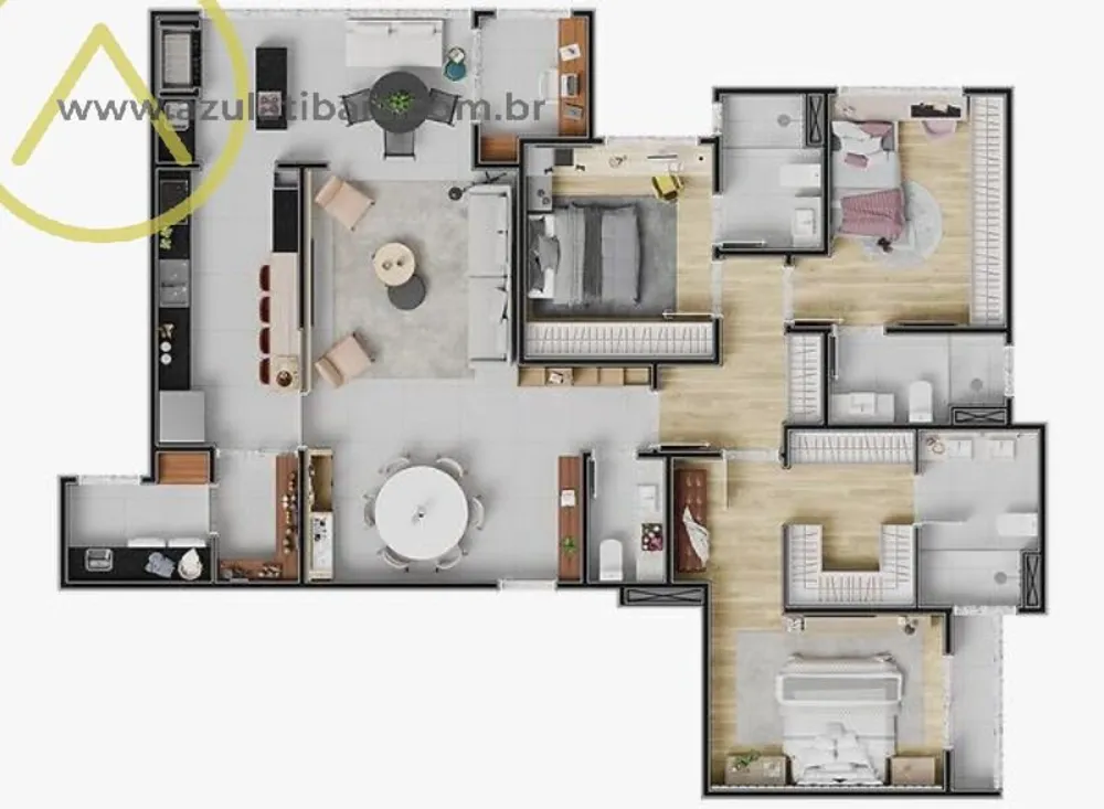 Apartamento, 3 quartos, 101 m² - Foto 9