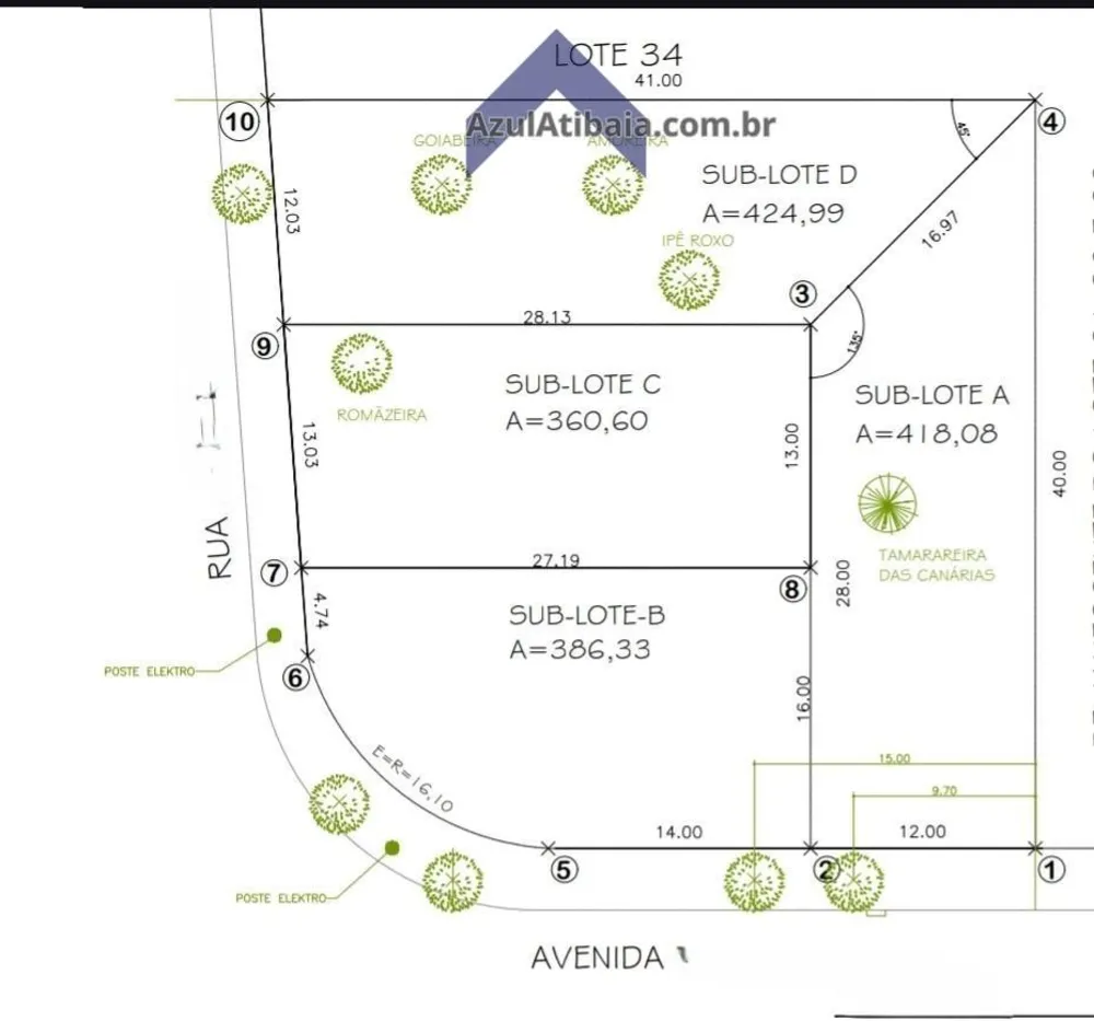 Terreno, 400 m² - Foto 1