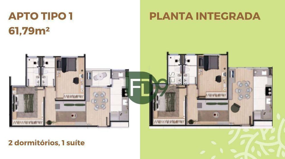 Apartamento, 2 quartos, 61 m² - Foto 7