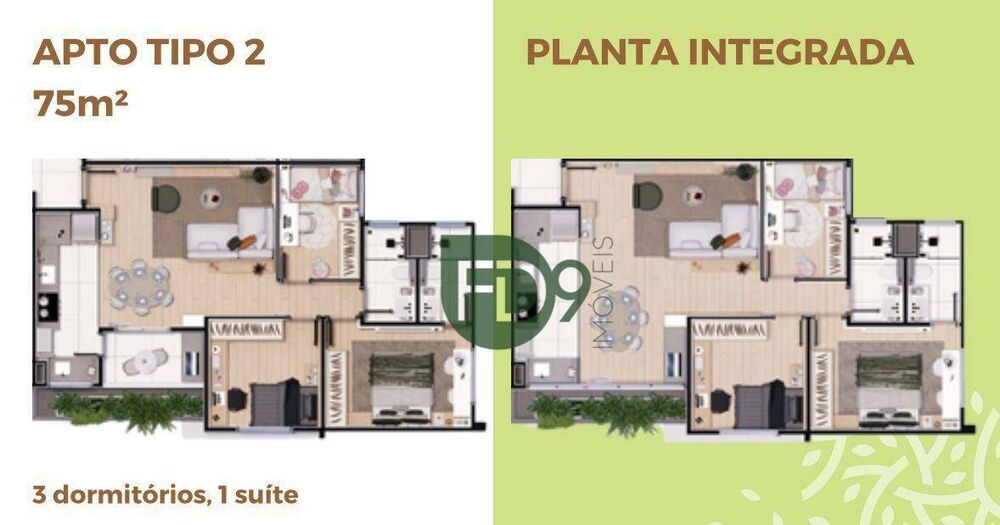 Apartamento, 2 quartos, 61 m² - Foto 6