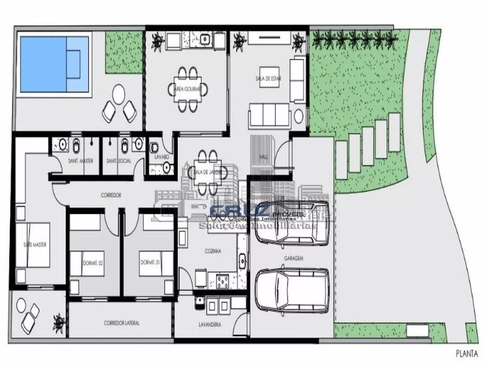 Casa à venda com 3 quartos, 166m² - Foto 2