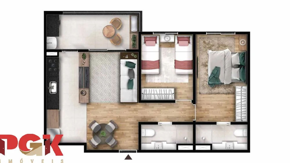 Apartamento, 3 quartos - Foto 4