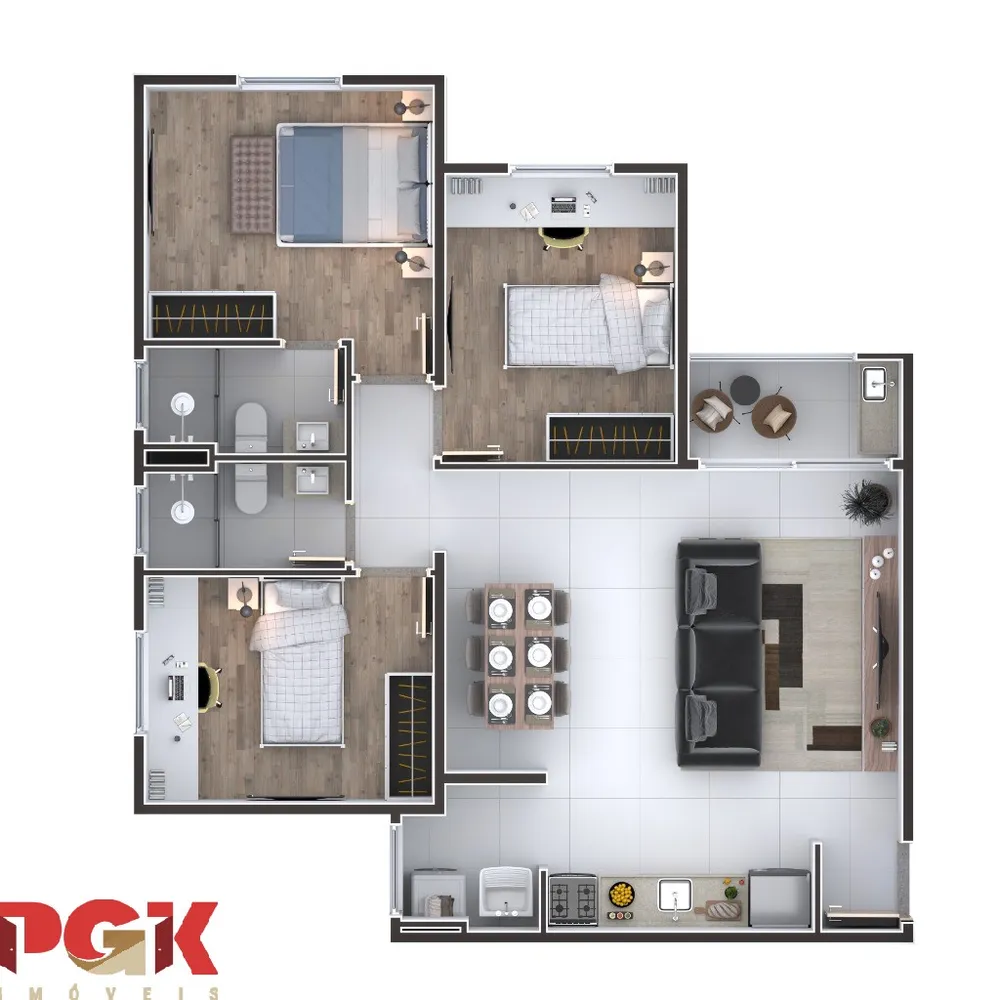 Apartamento, 2 quartos, 57 m² - Foto 10