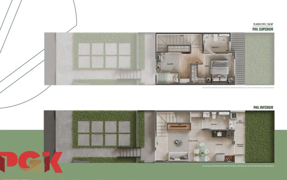 Casa, 2 quartos, 100 m² - Foto 10