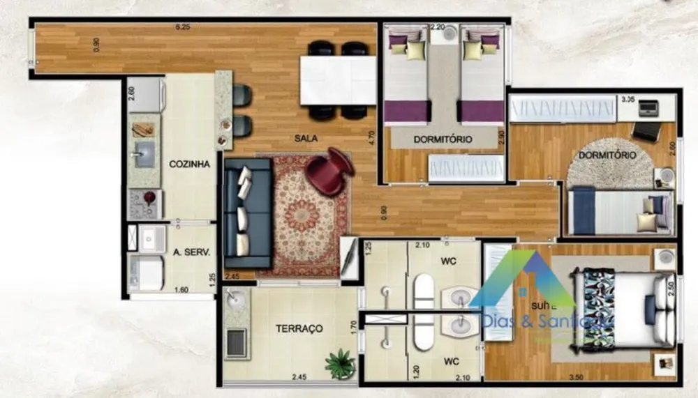 Apartamento, 3 quartos, 71 m² - Foto 15