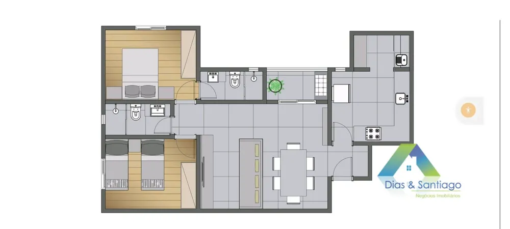 Apartamento, 2 quartos, 67 m² - Foto 9