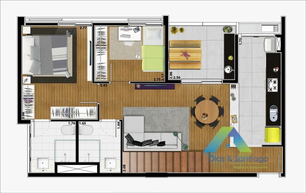 Cobertura, 2 quartos, 112 m² - Foto 20