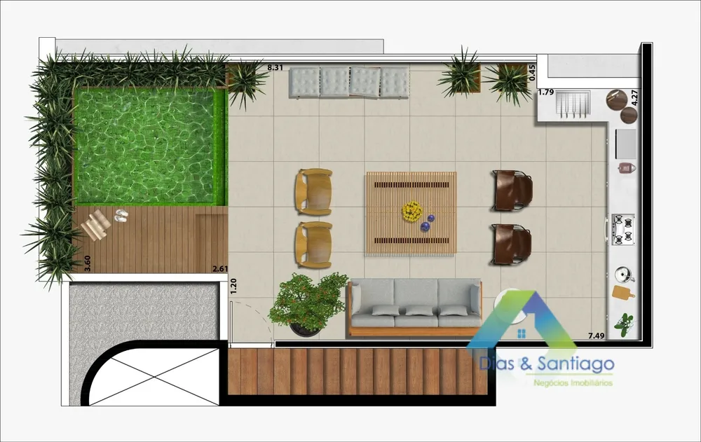 Cobertura, 2 quartos, 112 m² - Foto 19