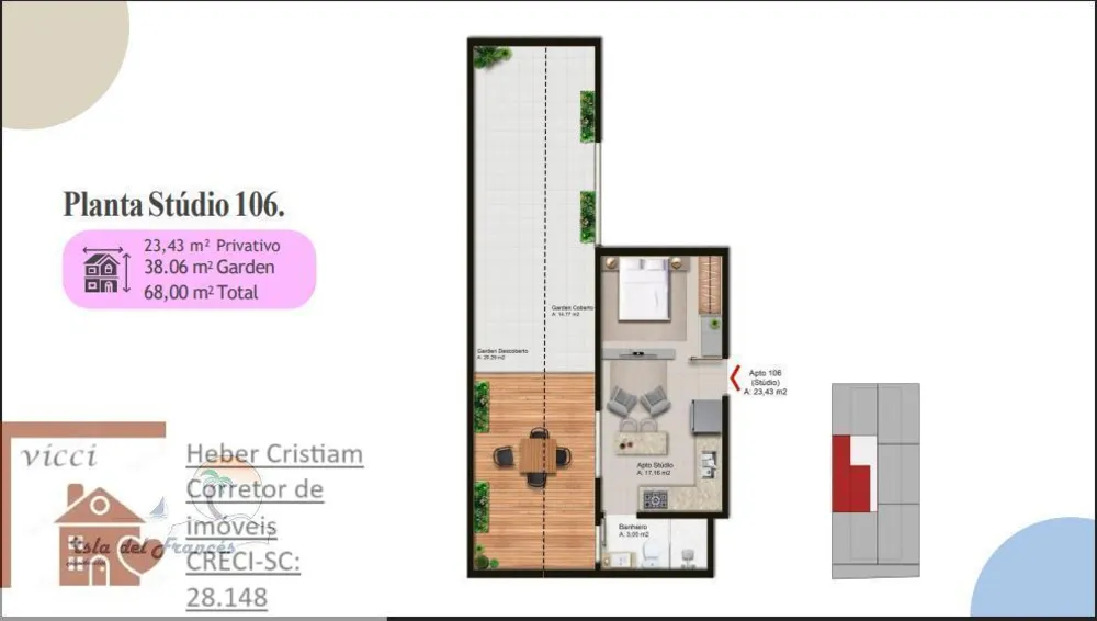 Apartamento, 1 quarto, 38 m² - Foto 12