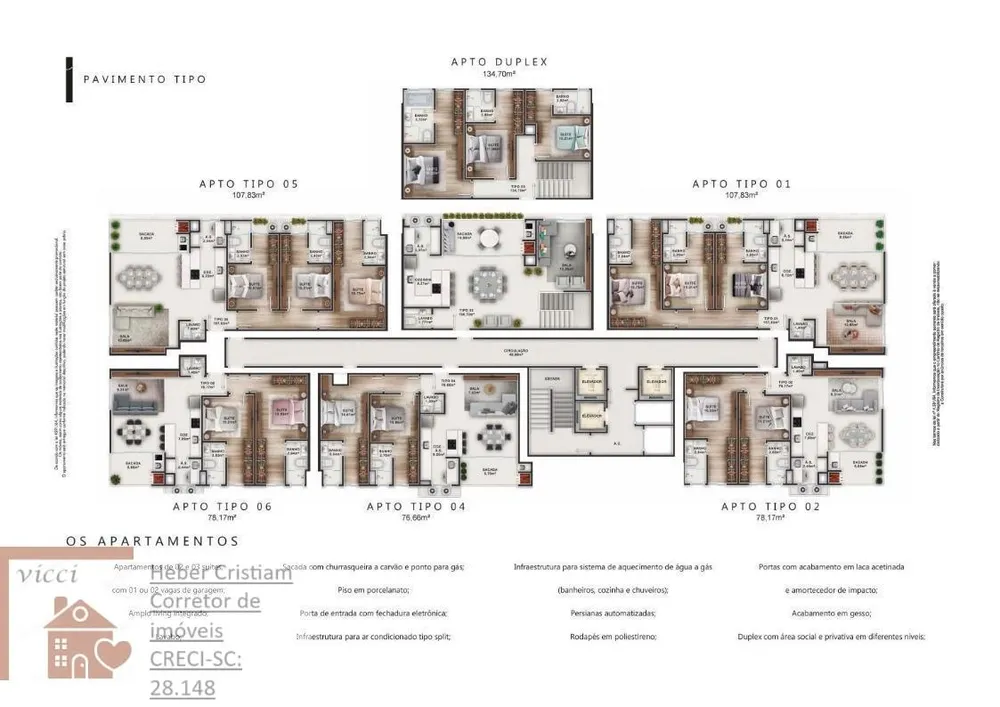 Apartamento, 2 quartos, 77 m² - Foto 8