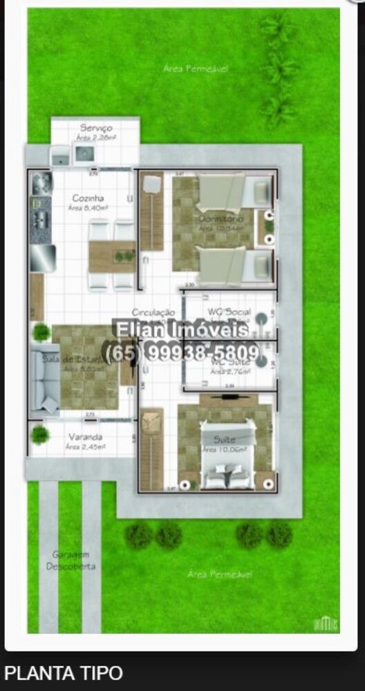 Casa de Condomínio, 2 quartos - Foto 4