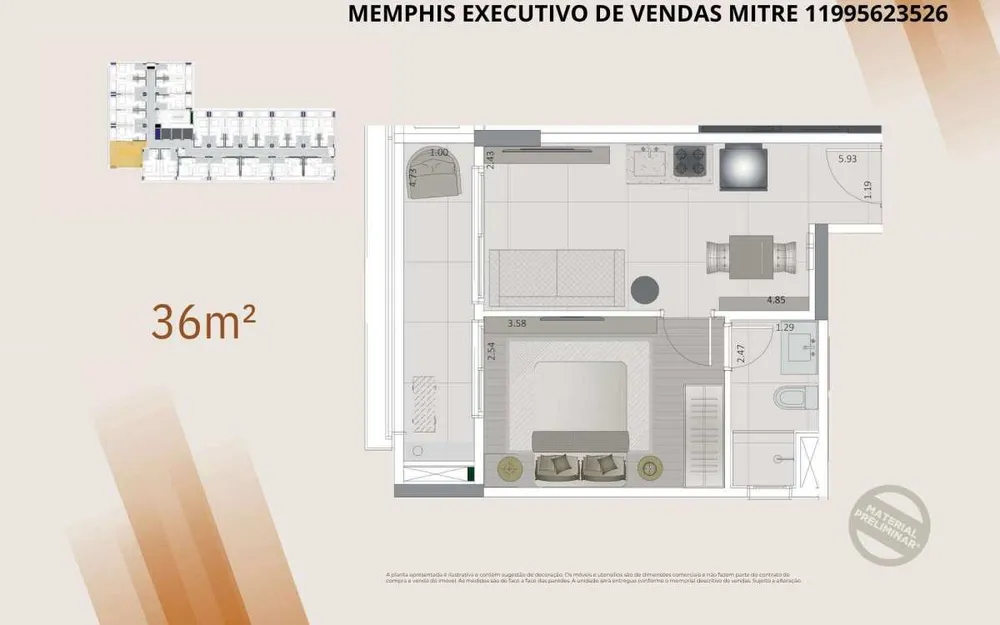 Apartamento, 3 quartos, 1 m² - Foto 8