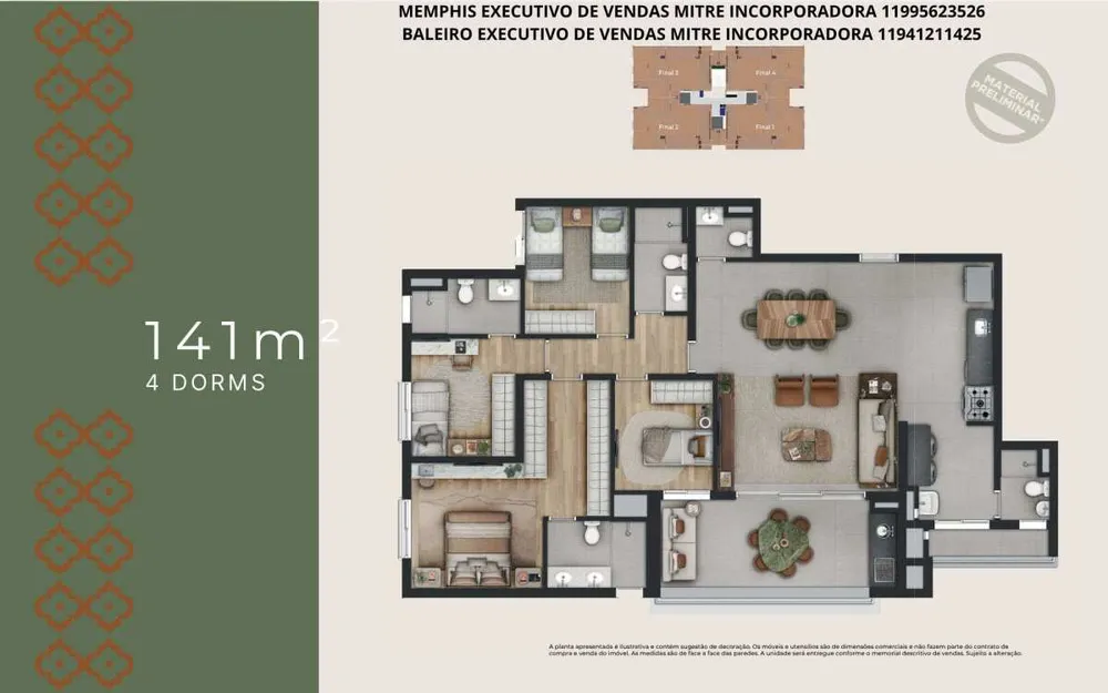 Apartamento, 3 quartos, 1 m² - Foto 5