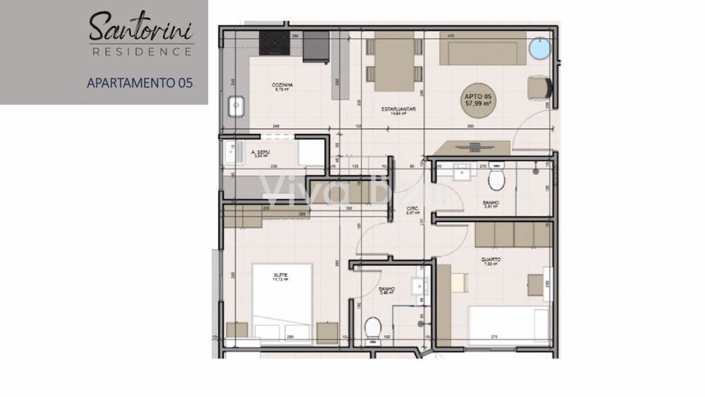 Apartamento, 2 quartos, 57 m² - Foto 14