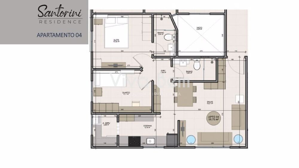 Apartamento, 2 quartos, 59 m² - Foto 10