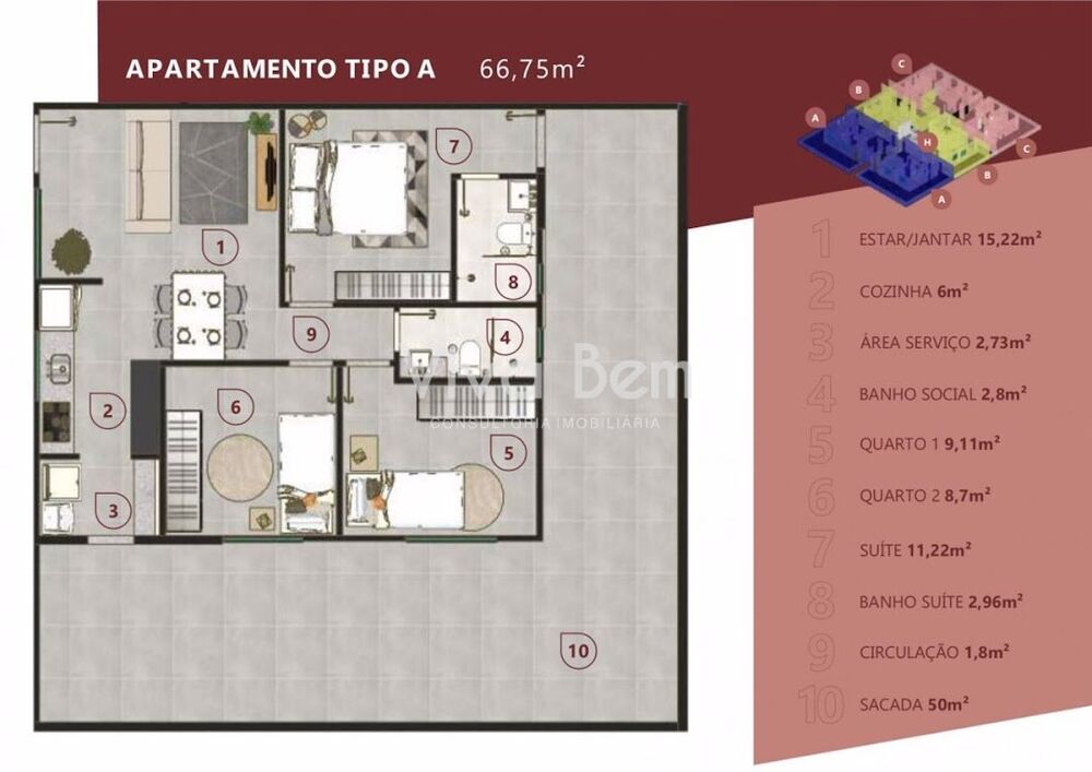 Apartamento, 2 quartos, 66 m² - Foto 18