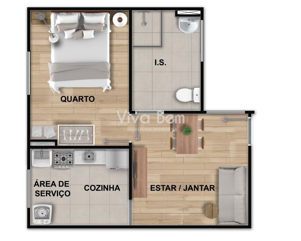 Apartamento, 2 quartos, 7500 m² - Foto 10