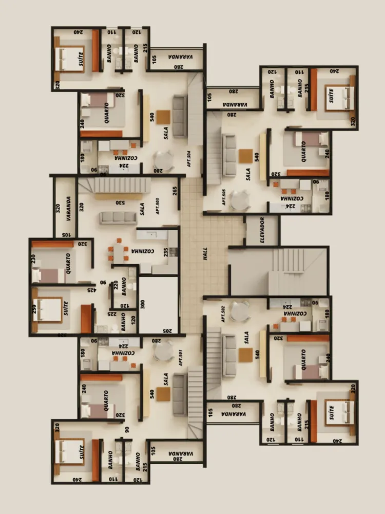 Apartamento, 2 quartos, 57 m² - Foto 5
