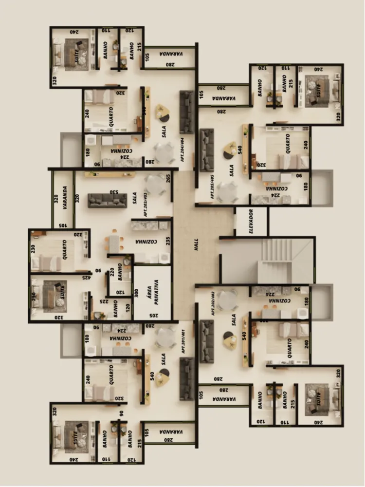 Apartamento, 2 quartos, 57 m² - Foto 3