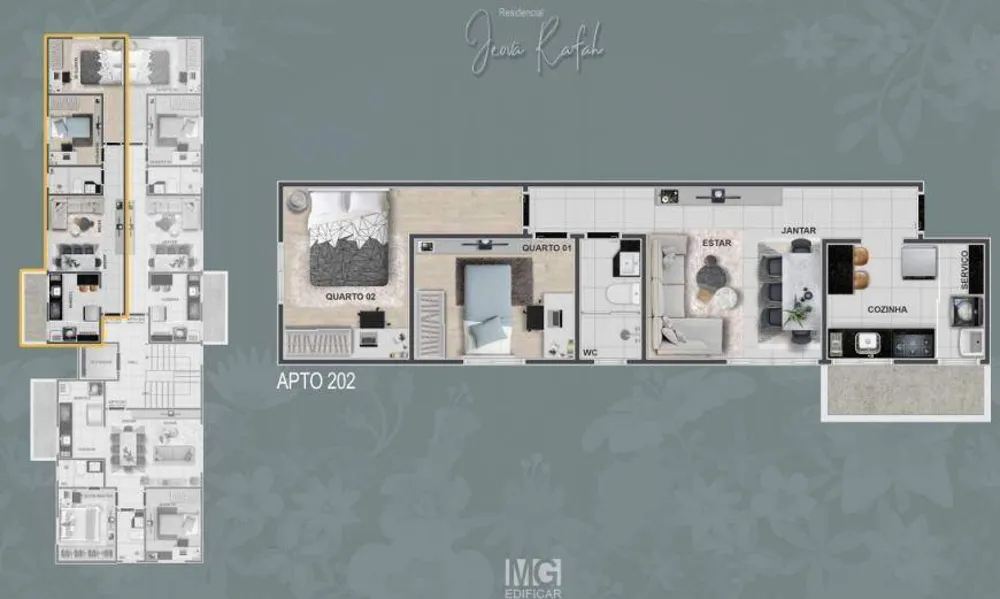 Cobertura, 3 quartos, 50 m² - Foto 6