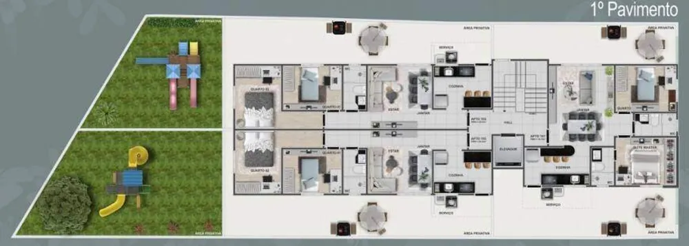 Cobertura, 3 quartos, 50 m² - Foto 2