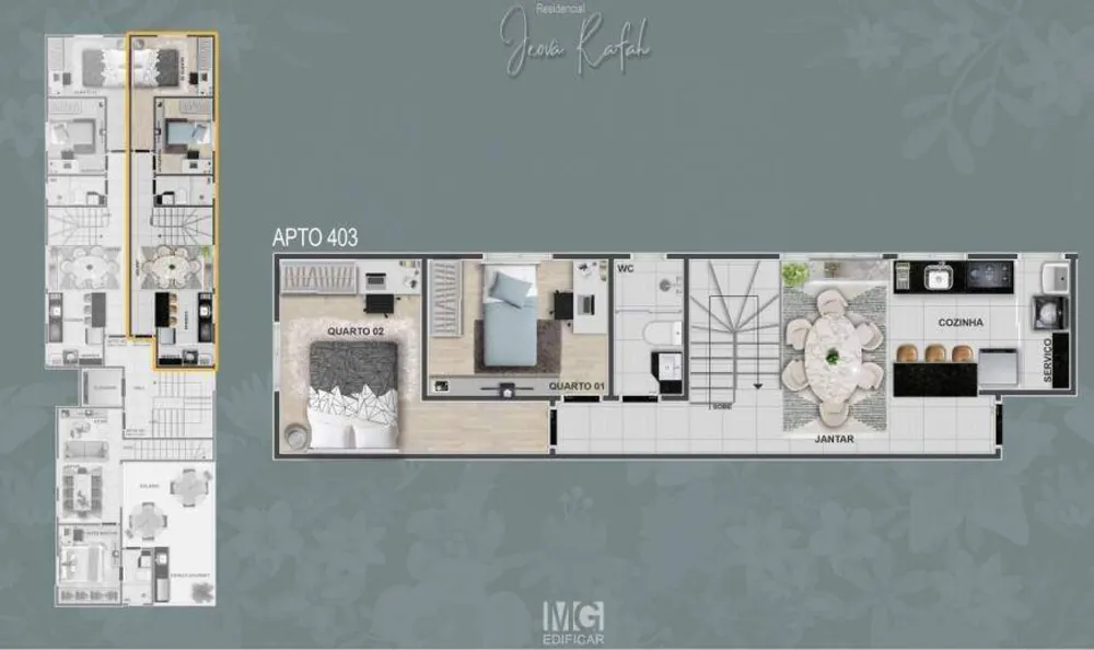 Cobertura, 3 quartos, 50 m² - Foto 6